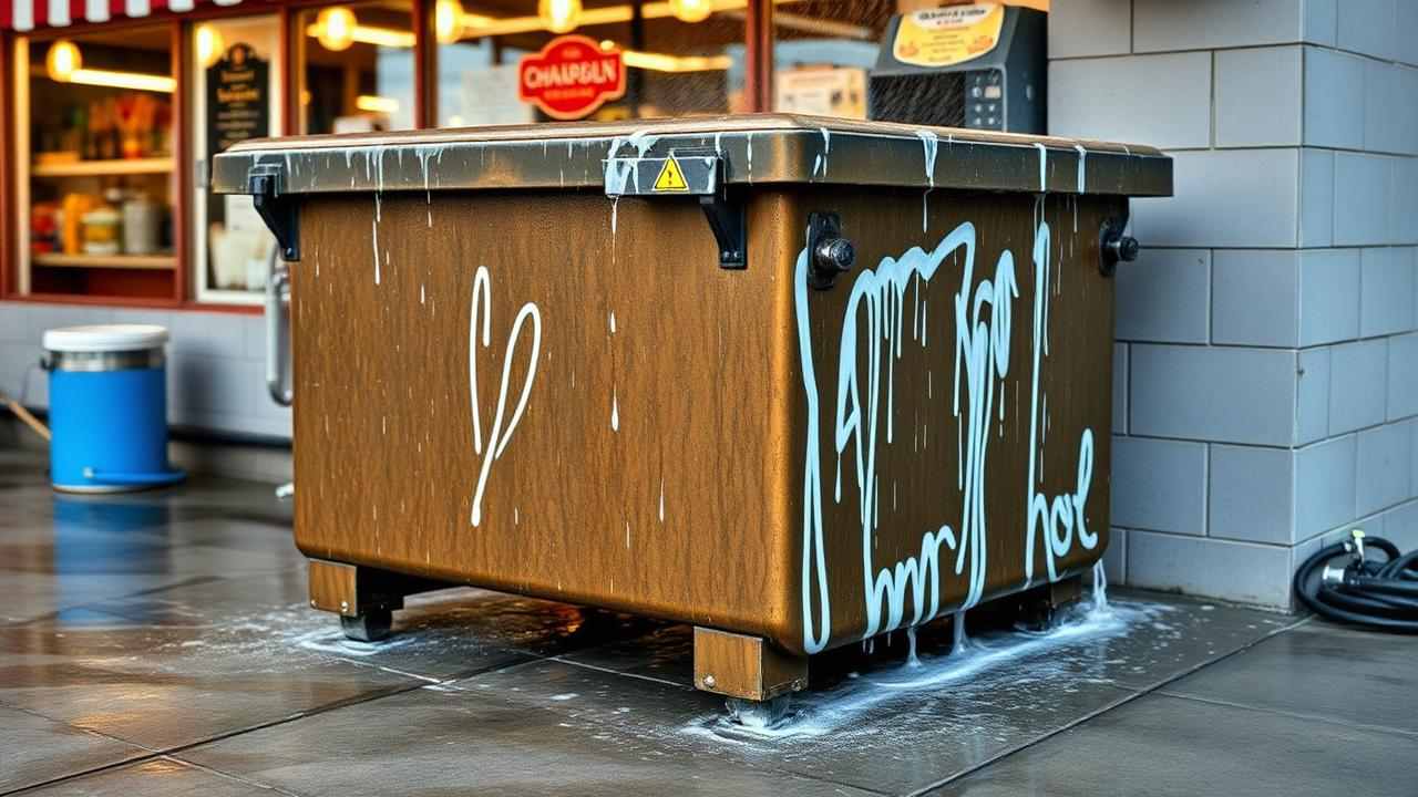 Dumpster Pad Cleaning service