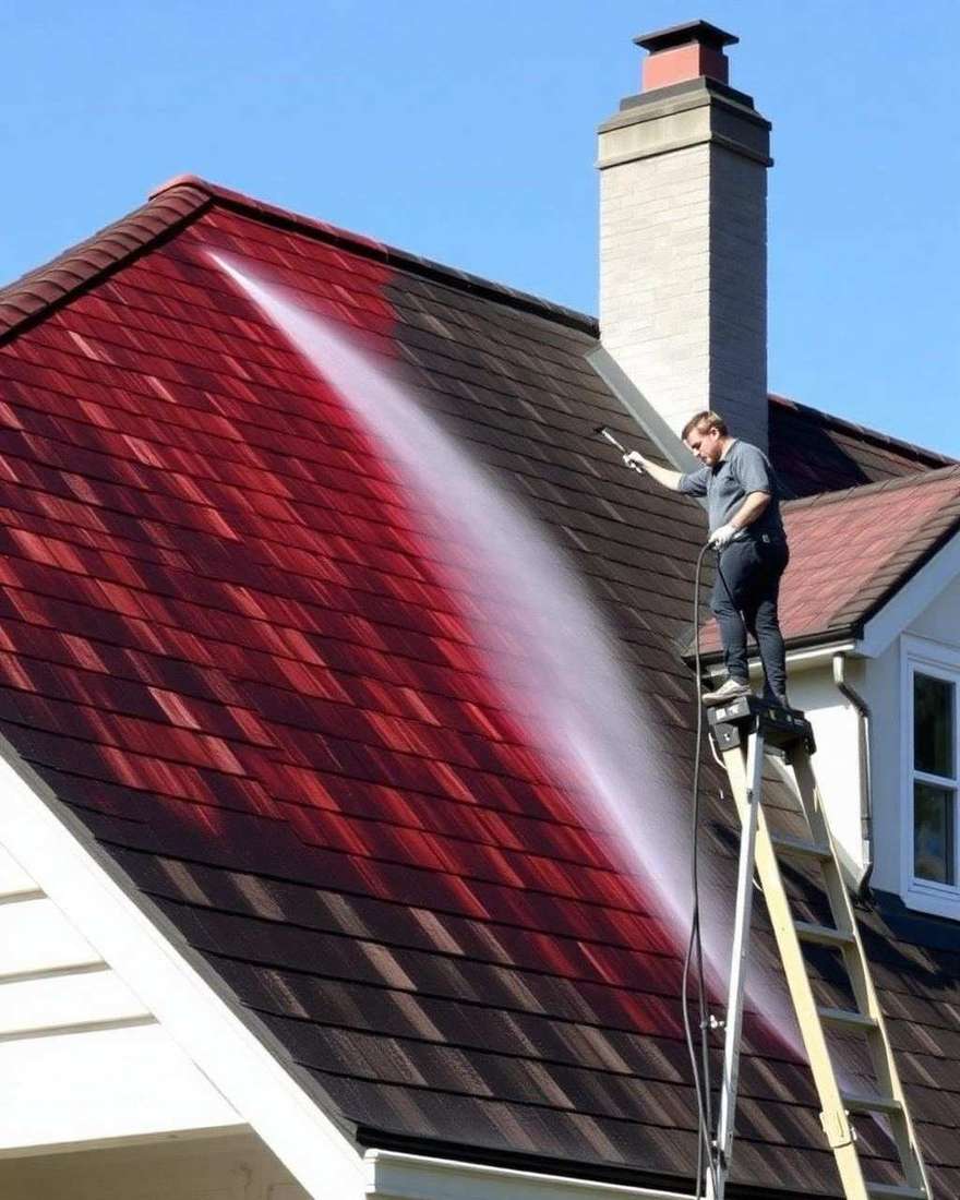 Soft-Wash Roof Cleaning